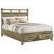 Hazlewood Vineyard Oak Storage Panel Bedroom Set