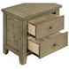 Hazlewood Vineyard Oak 2 Drawer Nightstand