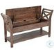 Golden Hearth Buckskin 48" Accent Storage Bench
