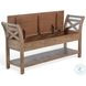 Golden Hearth Buckskin 48" Accent Storage Bench
