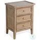 Seabright Natural Rectangular End Table with Drawer