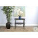 Cozy Luxe Black Sand 28" Rectangular Side Table