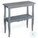 Seabright Blue Rectangular Side Table