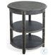 Seabright Black Round Side Table