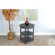 Seabright Black Round Side Table