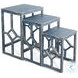 Seabright Blue Square Nesting Table