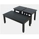 Eros Brushed Black 3 Piece Occasional Table Set