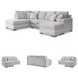 Gabyleigh Nickel 2 Piece Performance Fabric Sectional with LAF Chaise