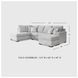 Gabyleigh Nickel 2 Piece Performance Fabric Sectional with LAF Chaise