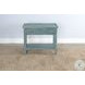 Seabright Green Rectangular Side Table with 2 Drawer