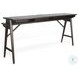 Hearthwood Haven Dark Brown 78" Rectangular Console Table with USB Charging