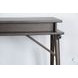 Hearthwood Haven Dark Brown 78" Rectangular Console Table with USB Charging
