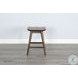 Autumn Echo Coffee Bean Saddle Seat Counter Height Stool