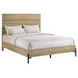 Newhall Vintage Oak Melamine Queen Panel Bed