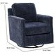 Nathan Porcelain Blue Upholstered Swivel Glider Chair