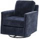 Nathan Porcelain Blue Upholstered Swivel Glider Chair