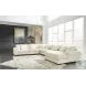 Lindyn Ivory 6 Piece Sectional with RAF Chaise