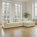 Lindyn Ivory 3 Piece Sectional with RAF Chaise