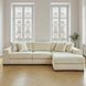 Lindyn Ivory 3 Piece Sectional with RAF Chaise
