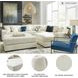 Lindyn Ivory 4 Piece Sectional with RAF Chaise