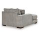 Lindyn Fog 4 Piece Modular Sectional with Double Chaise and Pillows