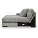 Lindyn Fog 4 Piece Modular Sectional with Double Chaise and Pillows