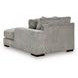 Lindyn Fog 4 Piece Modular Sectional with Double Chaise and Pillows
