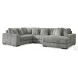 Lindyn Fog 4 Piece Sectional with RAF Chaise