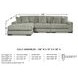 Lindyn Fog 3 Piece Sectional with LAF Chaise