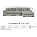 Lindyn Fog 3 Piece Sectional with RAF Chaise