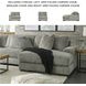 Lindyn Fog 3 Piece Sectional with RAF Chaise