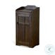 Hearthwood Haven Dark Brown Wood House Trash Box