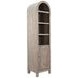 Ember Grace Natural 1 Door Arched Storage Cabinet