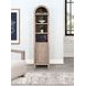 Ember Grace Natural 1 Door Arched Storage Cabinet