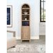 Ember Grace Natural 1 Door Arched Storage Cabinet