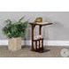 Desert Sage Dark Brown Rectangular Side Table