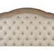 Marisol Fawn and Cream Queen Leather Upholstered Sleigh Bed
