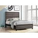 Watson Gray Oak And Black Full Panel Bed