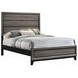 Watson Gray Oak And Black Full Panel Bed