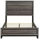 Watson Gray Oak And Black Full Panel Bed