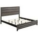 Watson Gray Oak And Black King Panel Bed