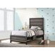Watson Gray Oak And Black Twin Panel Bed