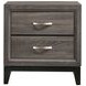 Watson Gray Oak And Black Nightstand