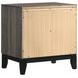 Watson Gray Oak And Black Nightstand