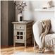 Rustic Shores Grey Wash Chairside Table