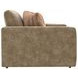 Avondale Burlap Upholstered Chair and A Half with Pillows