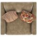 Avondale Burlap Upholstered Chair and A Half with Pillows
