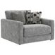 Avondale Nature Upholstered Chair and A Half with Pillows