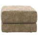 Avondale Burlap Upholstered Rectangular Ottoman