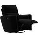 Avondale Ebony Swivel Glider Recliner with Pillows